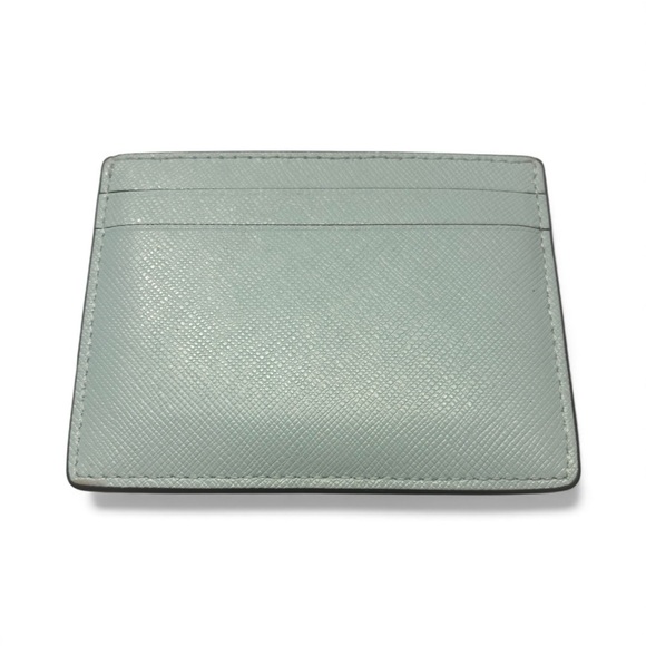 Kate Spade Madison Small Slim Card Holder Blue Glow Saffiano Leather pre loved - Picture 2 of 7